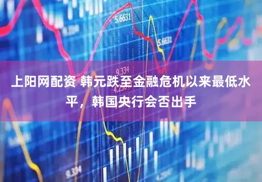 上阳网配资 韩元跌至金融危机以来最低水平，韩国央行会否出手